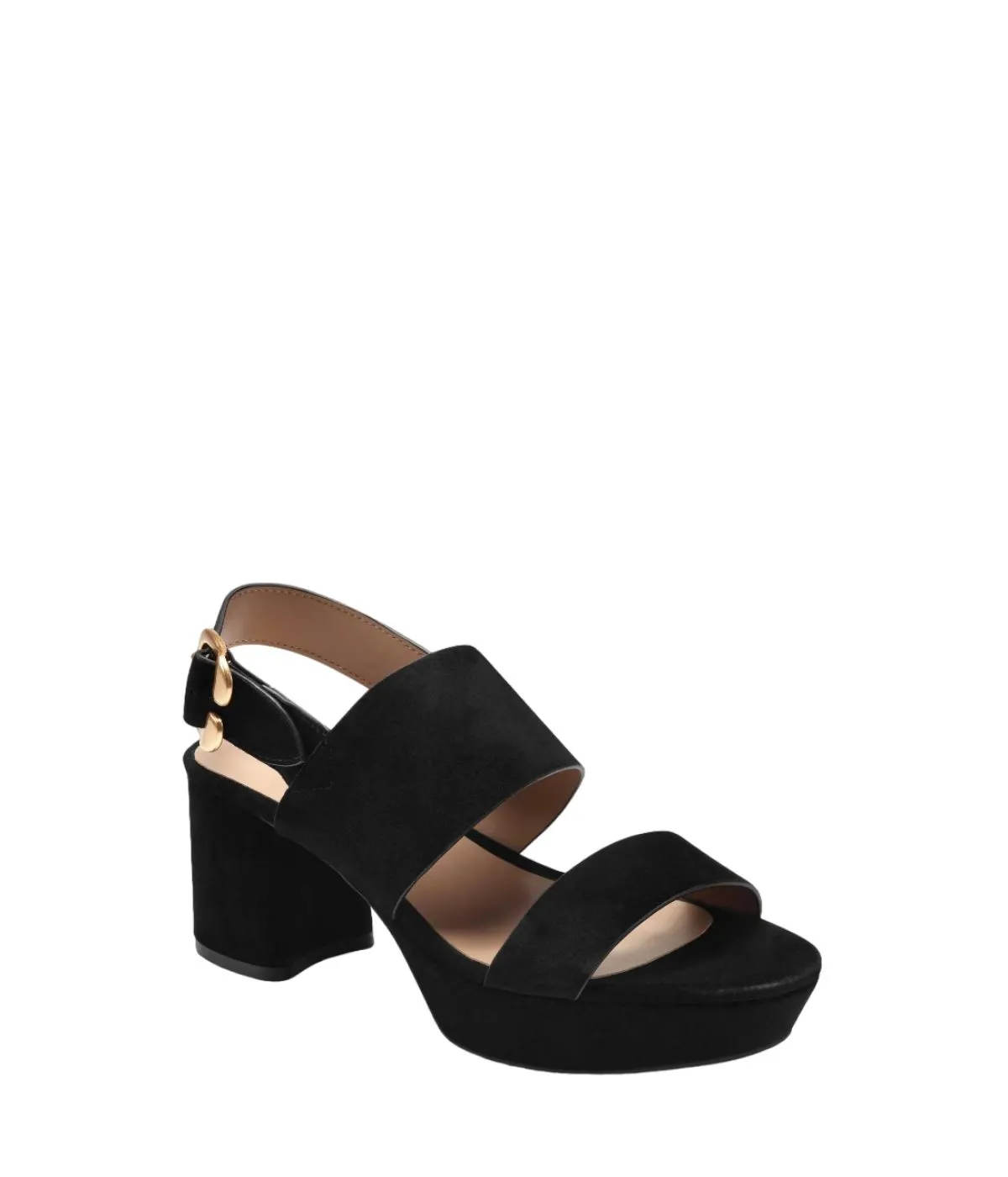 Aerosoles Camera Platform Black Suede