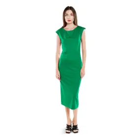 Boat Neck Long Dress