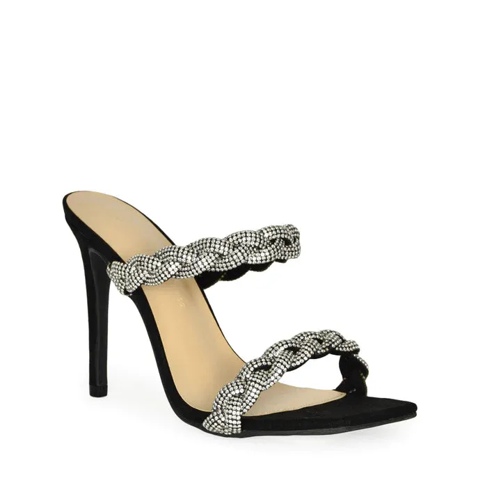 Rhinestone Braided Open Toe Heels Nars-04